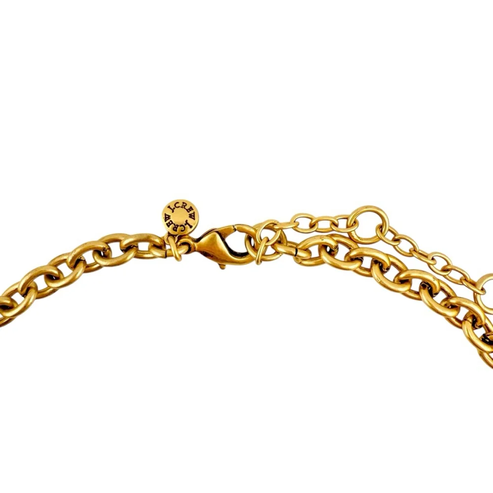 J Crew Necklace in Yellow, Pale Green & White